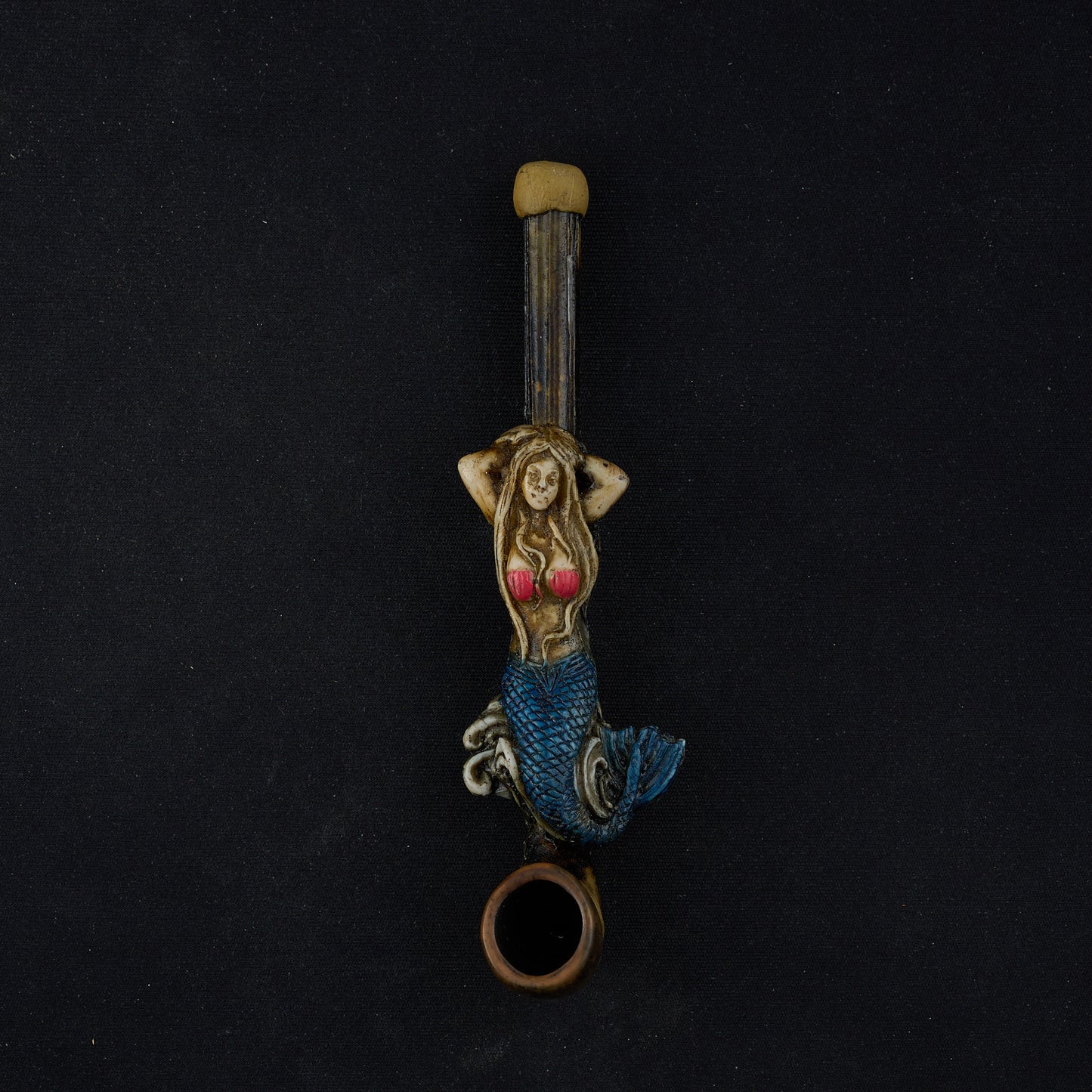 Mermaid handmade wood pipe