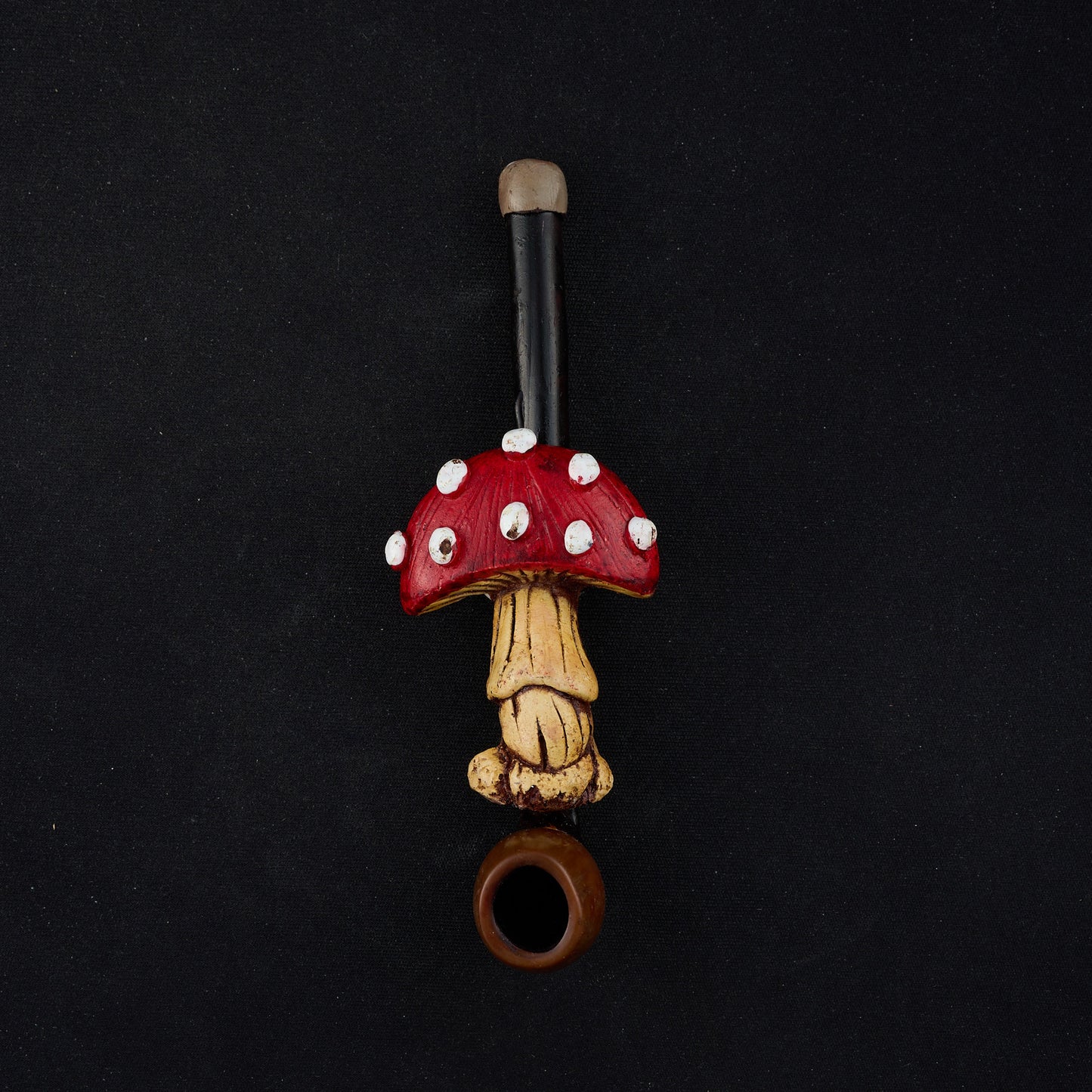Mushroom handmade wood pipe